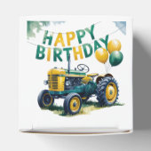 Stap in Gear Tractor 3rd Birthday Bash Bedankdoosjes (Bovenkant)