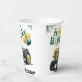 Stap in Gear Tractor 3rd Birthday Bash Papieren Bekers (Links)