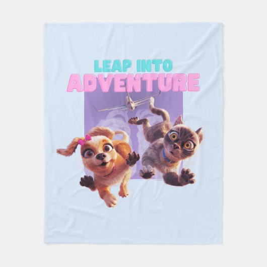 Stap in het avontuur fleece deken (Voorkant)