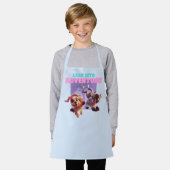 Stap in het avontuur schort (Gedragen)