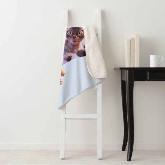 Stap in het avontuur sherpa deken (In situ)