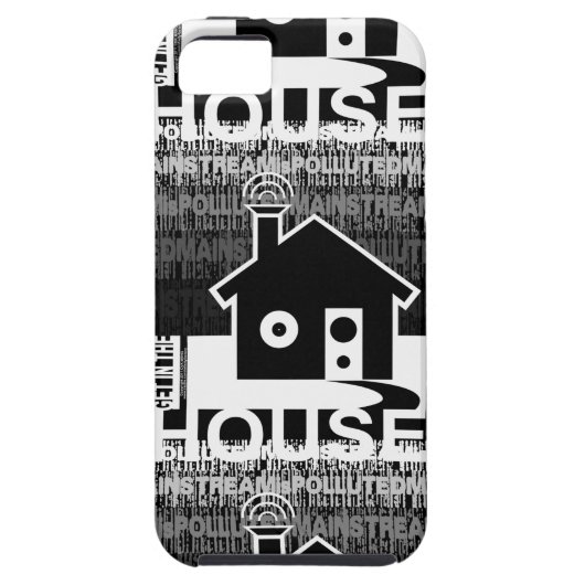 Stap in het huis Muziek Case-Mate iPhone Case (Achterkant)