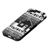 Stap in het huis Muziek Case-Mate iPhone Case (Onderkant)