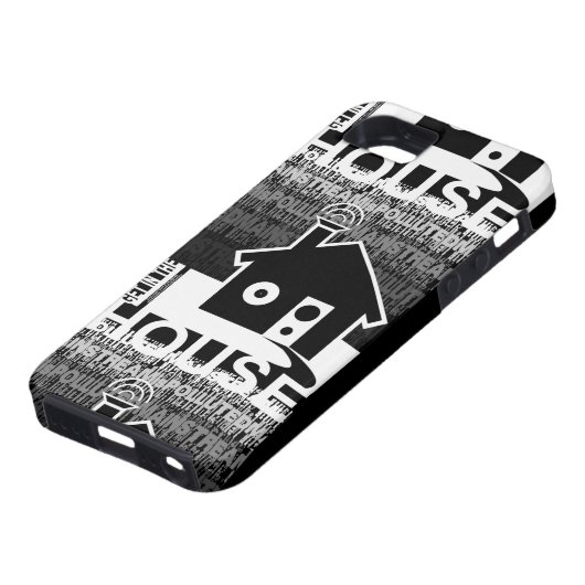 Stap in het huis Muziek Case-Mate iPhone Case (Onderkant)