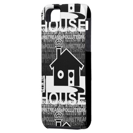 Stap in het huis Muziek Case-Mate iPhone Case (Achterkant Links)