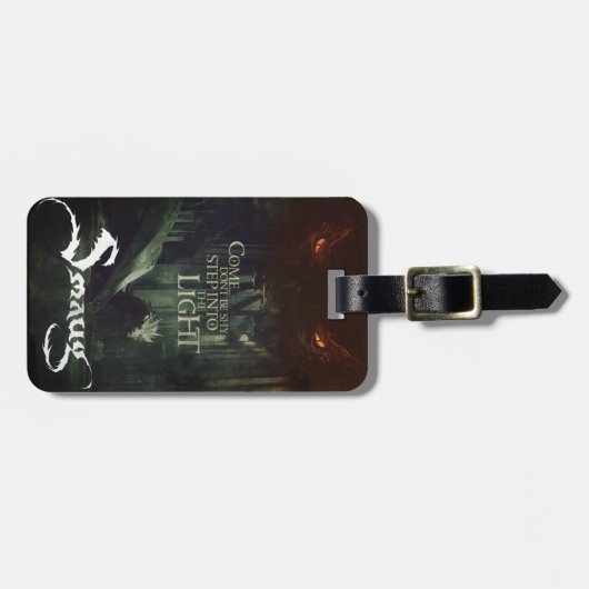 Stap in het licht bagagelabel (Voorkant horizontaal)