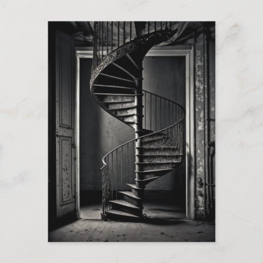 Stap in het mysterie met onze  geïnspireerde t- briefkaart (Voorkant)