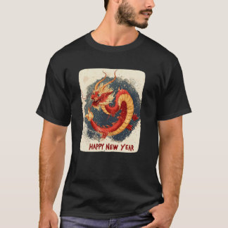 Stap in het nieuwe jaar met koele drakenvibes t-shirt