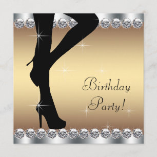 Stap in het verjaardagsfeestje kaart