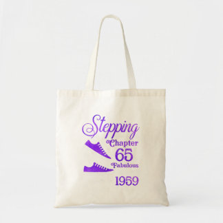 Stap in hoofdstuk 65 Fabulous sinds 1959 65th Tote Bag
