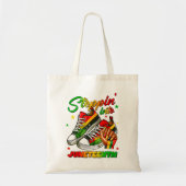 Stap in Juneteenth Afro Vrouw Zwart Meisjes Zon Tote Bag (Voorkant)