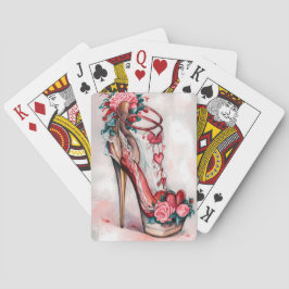 Stap in liefde pokerkaarten