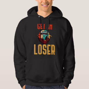 Stap in Loser Alien Ontvoering Alien Ruimteschip U Hoodie