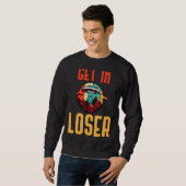 Stap in Loser Alien Ontvoering Alien Ruimteschip U Trui (Voorkant volledig)