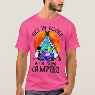 Stap in Loser gaan kamperen Funny Alien Drink Be T-shirt