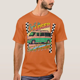 Stap in Loser Middelbare Eeuw Minivan Lover T-shirt