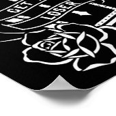 Stap in Loser Punk Gothic Tattoo Coffin Poster (Hoek)