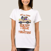 Stap in Loser Trick of Treating Fun Slogan T-shirt (Voorkant)
