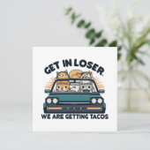 Stap in Loser, we krijgen taco's (Staand voorkant)