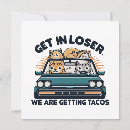 Stap in Loser, we krijgen taco's (Achterkant)