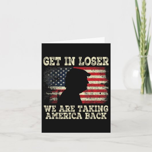 Stap in Loser We nemen Amerika terug 2024 Kaart (Voorkant)