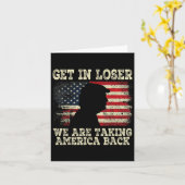 Stap in Loser We nemen Amerika terug 2024 Kaart (Gele Bloem)