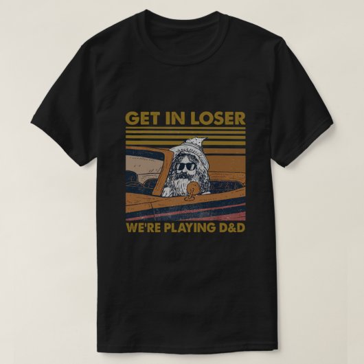 Stap in Loser We spelen D&D T-shirt (Design voorkant)
