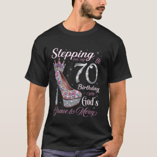 Stap in mijn 70ste verjaardag met Gods genade & T-shirt