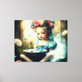 Stap in mijn wereld canvas afdruk (Voorkant)