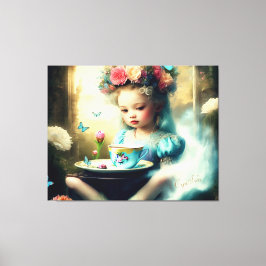 Stap in mijn wereld canvas afdruk