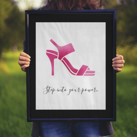 Stap in Power Inspirerend Poster