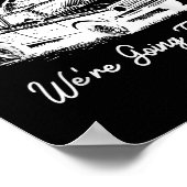 Stap in Scavenger We' gaan Thrifting Funny R Poster (Hoek)