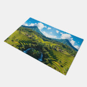 "Stap in sereniteit - Welkom thuis in Bali!" Deurmat (Schuin)