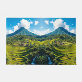 "Stap in sereniteit - Welkom thuis in Bali!" Deurmat (Voorkant)