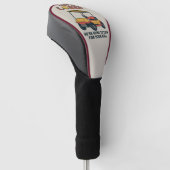 Stap In Verliezer Vintage Grappige Golfkar Golfend Golfheadcover (Schuin)