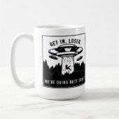 Stap in verliezer...We doen kont dingen - Grappig Koffiemok (Links)