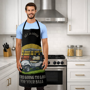 Stap in, Verliezer We gaan je Bal Zoeken Schort