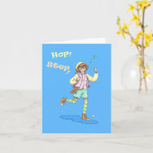 Stap ! kaart (Gele Bloem)