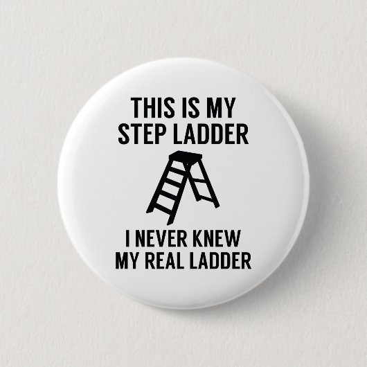 Stap Ladder Ronde Button 5,7 Cm (Voorkant)