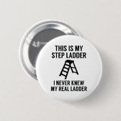 Stap Ladder Ronde Button 5,7 Cm (Voorkant /achterkant)