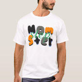 Stap Ma Momster Groovy Bubble Lettering T-shirt (Voorkant)