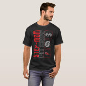 Stap Mam Pit Crew-auto met racebesturing T-shirt (Voorkant volledig)
