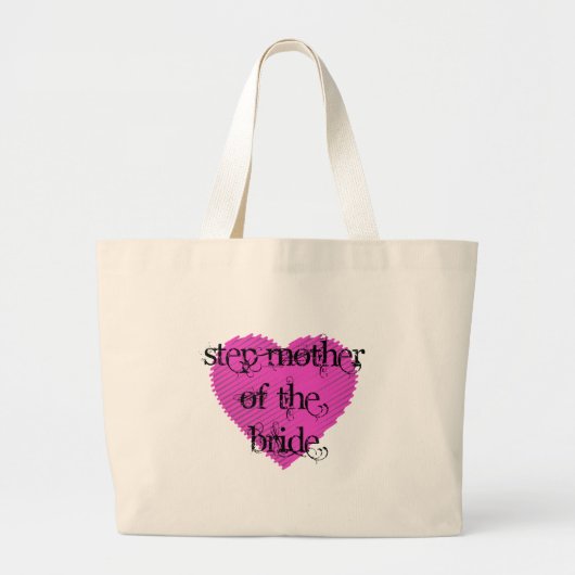 Stap moeder van de bride grote tote bag (Voorkant)