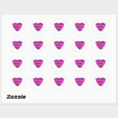 Stap moeder van de bride ronde sticker (Vel)