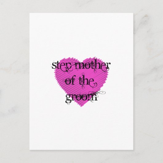 Stap Moeder van de Groom Briefkaart (Voorkant)