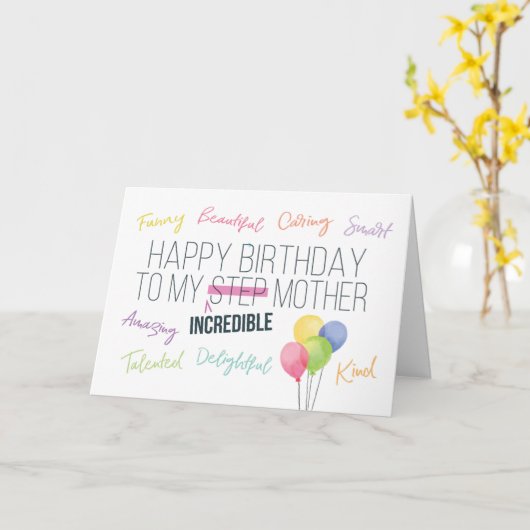 Stap moeder verjaardag, je bent geweldig! kaart (Gele Bloem)