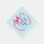 Stap Moederdag Bonus mam Verandering Tekst Gemidde Servet (Hoek)