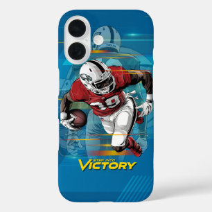 Stap naar de Overwinning American Football iPhone 16 Hoesje
