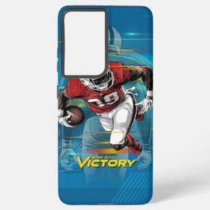 Stap naar de Overwinning American Football   Samsung Galaxy Hoesje