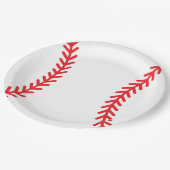 Stap naar het Bord! Baseball thema borden Papieren Bordje (Gekanteld)